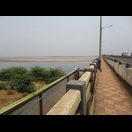 Die ca. 4,1 km lange Brücke über die Godavari